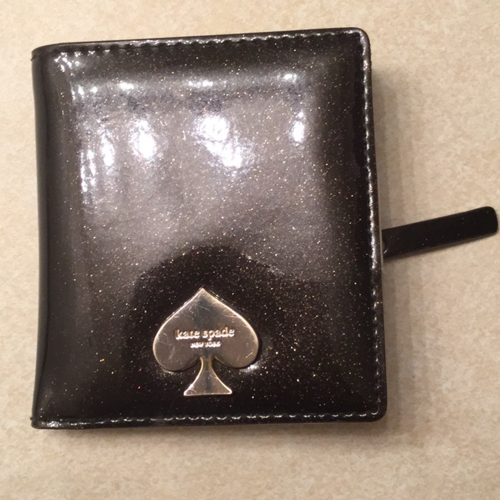 Kate Spade Mini Wallet, Purple with Sparkles